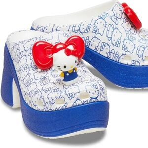 NWT HELLO KITTY CROCS SIZE 10W/M8